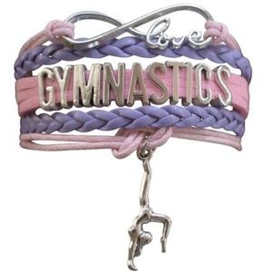 Girls Gymnastics Bracelet - Purple & Pink
